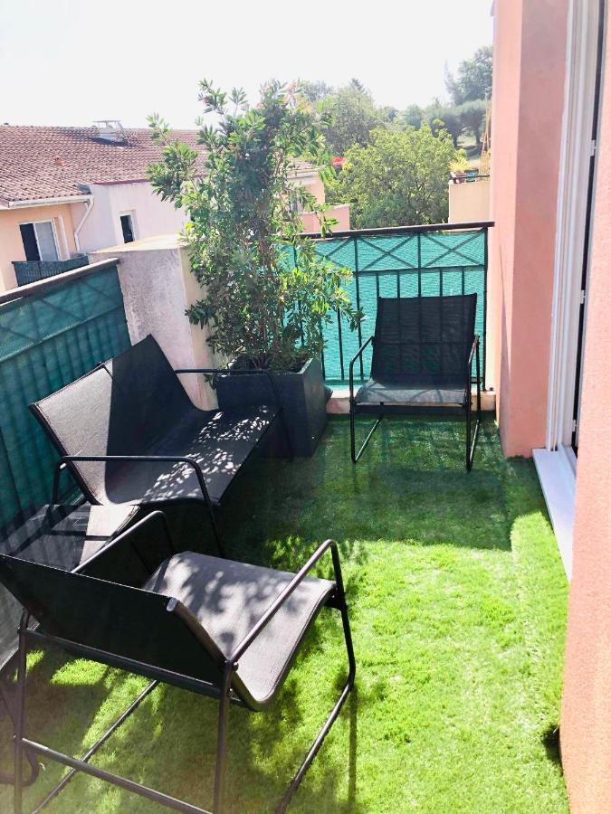 Les Jardins Des Senteurs - Appartement Prive Avec Piscine Et Parking Грас Екстериор снимка